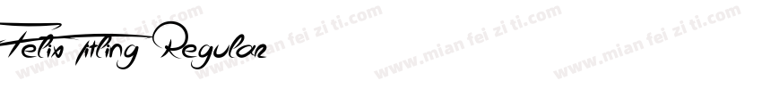 Felix Titling Regular字体转换